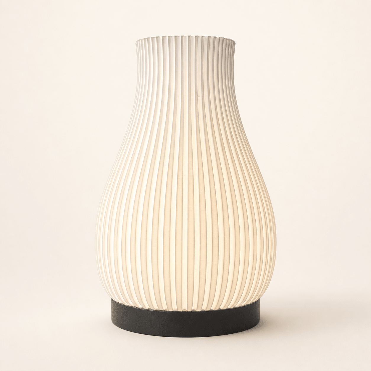 Ribbed Ambient Table Lamp - 3 Tins