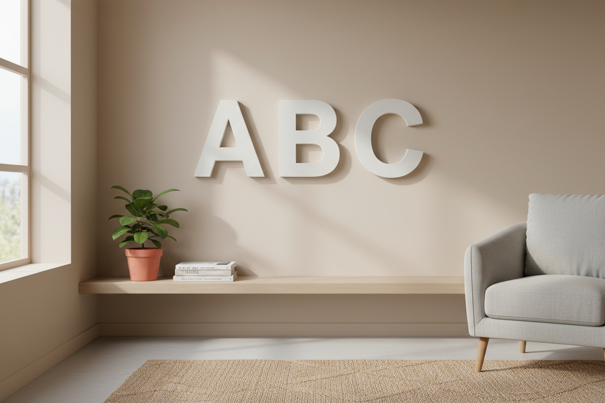 Personalised Initials Wall Art