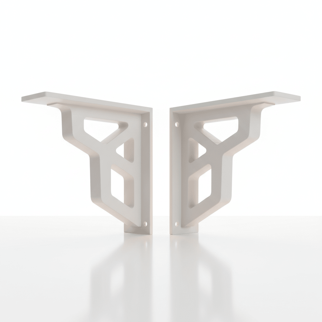 Decorative Shelf Bracket (Pair) - 3 Tins