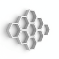 Honeycomb Wall Shelf - 3 Tins