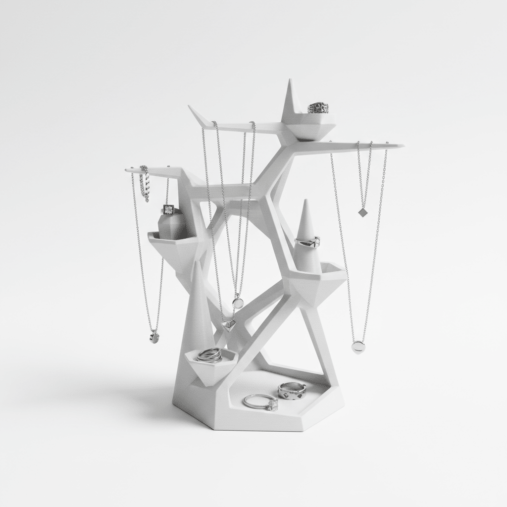 Jewellery Stand - 3 Tins