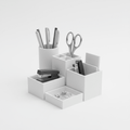 Modular Desk Organizer - 3 Tins
