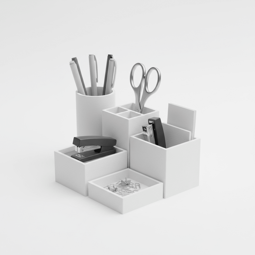 Modular Desk Organizer - 3 Tins