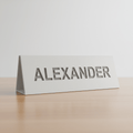 Personalised Desk Name Plate - 3 Tins