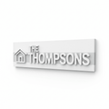 Personalised Family Name Sign - 3 Tins