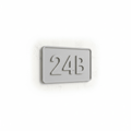 Personalised House Number Plaque - 3 Tins