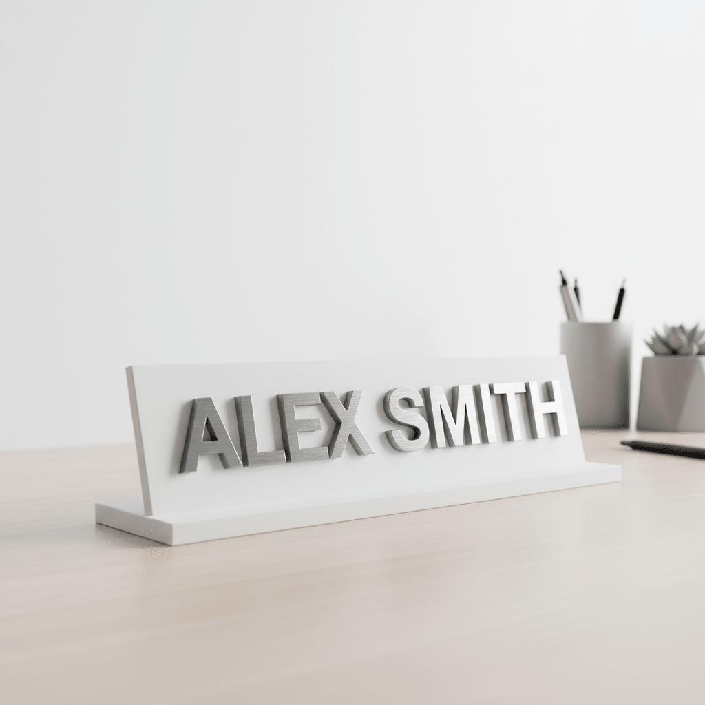 Personalised Name Plate - 3 Tins