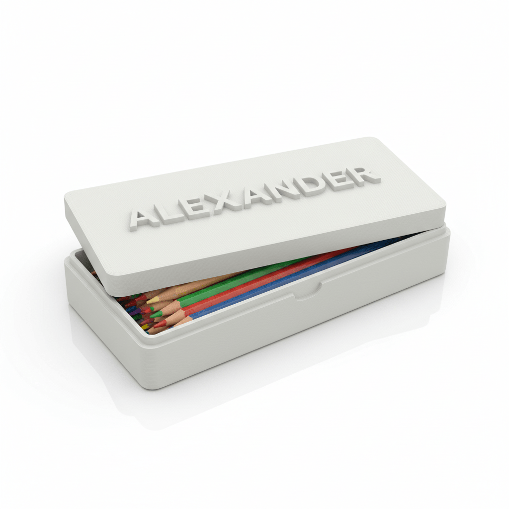 Personalised Pencil Box - 3 Tins