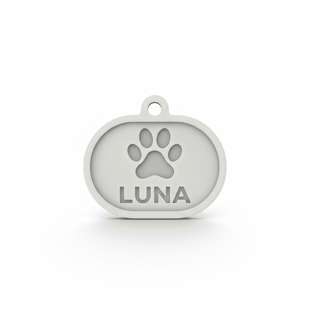 Personalised Pet Name Tag - 3 Tins