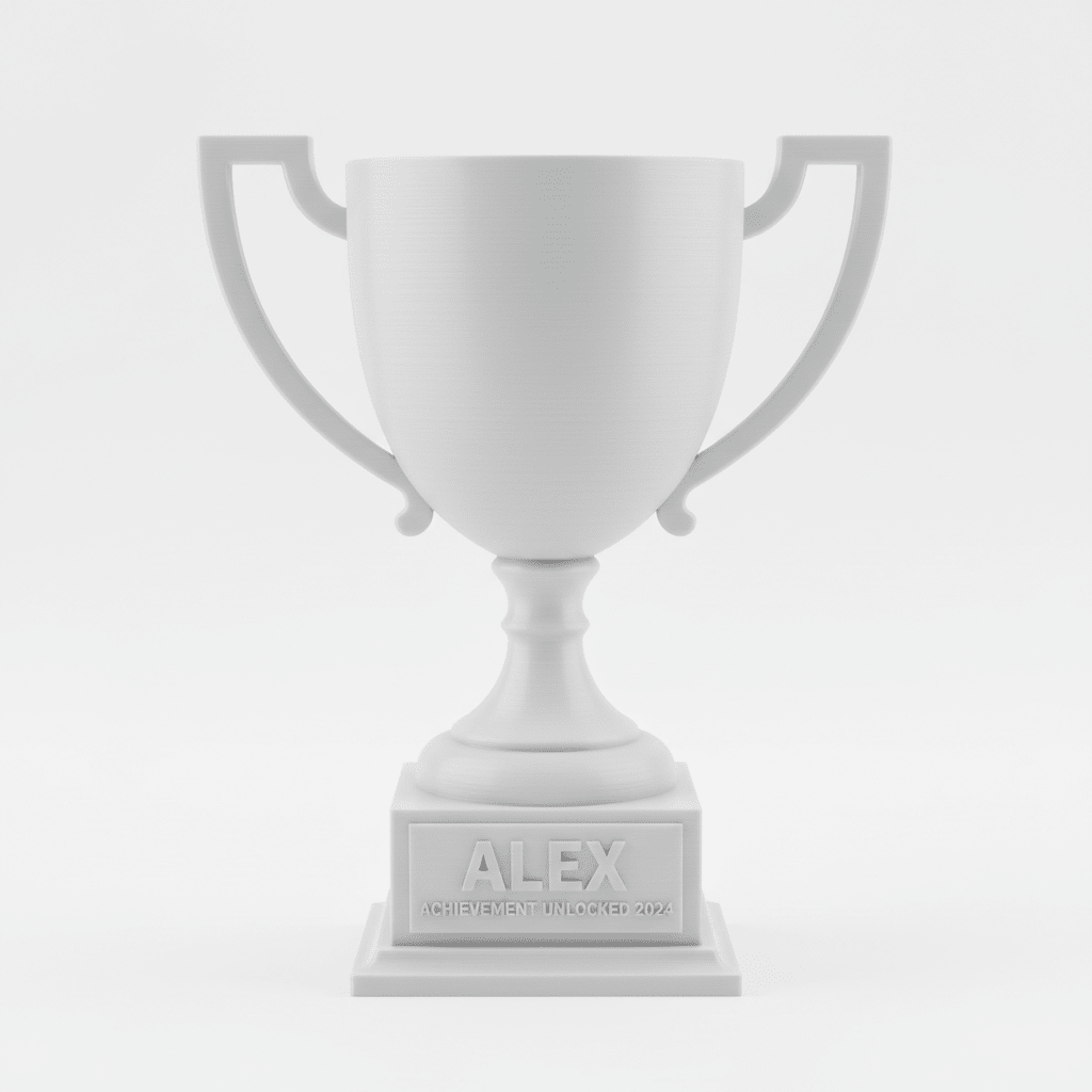 Personalised Trophy - 3 Tins