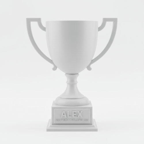Personalised Trophy - 3 Tins