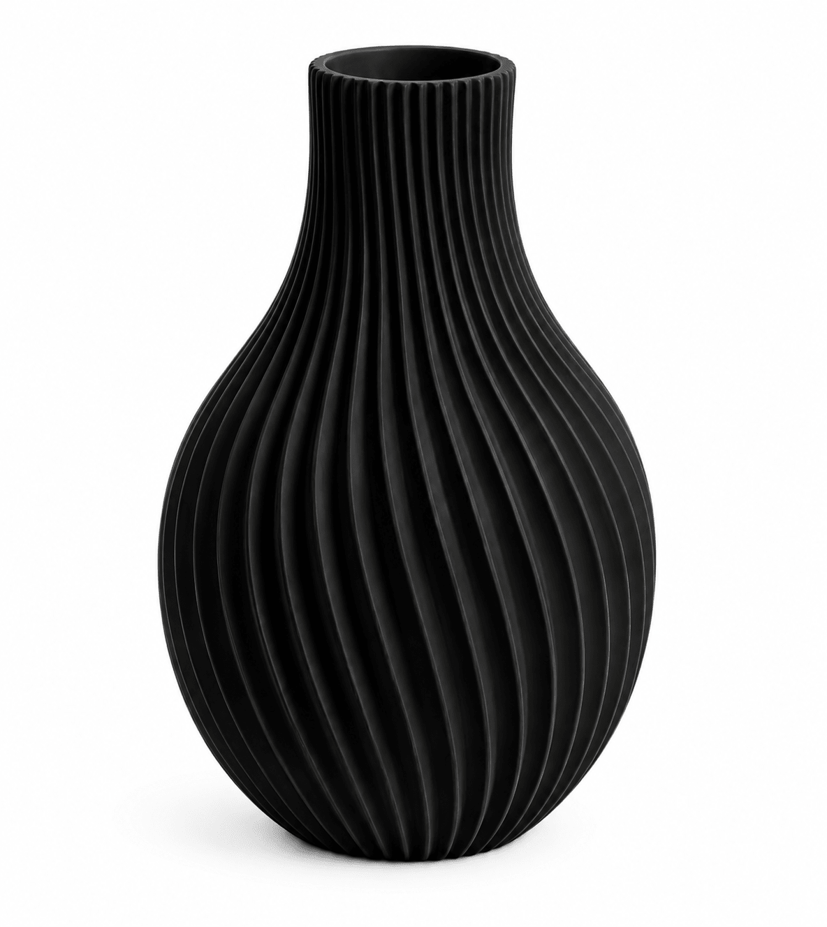 Ribbed Statement Vase - 3 Tins