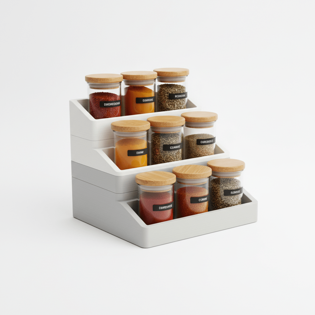 Spice Rack - 3 Tins