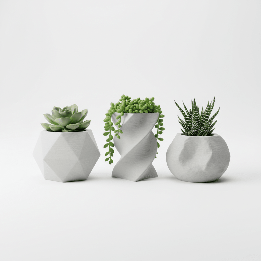 Succulent Pot (Set of 3) - 3 Tins