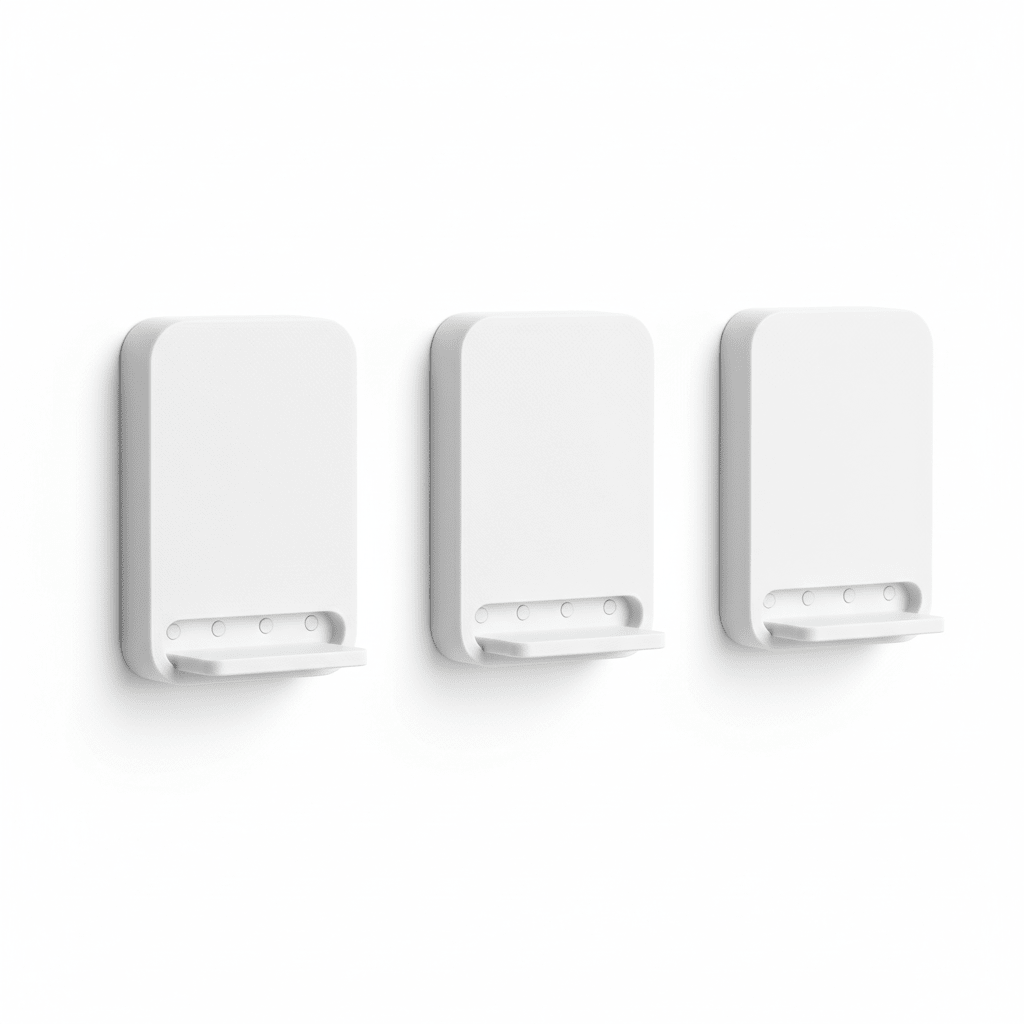 Wall-Mounted Key Holder - 3 Tins