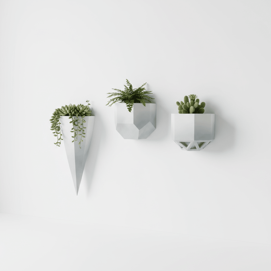 Wall-Mounted Planter (Set of 3) - 3 Tins
